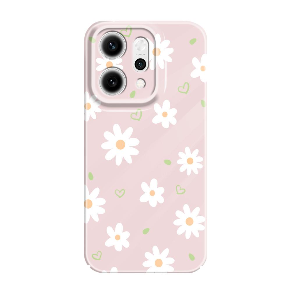 Tender Daisy Phone Case For OPPO Reno 14 14F 13 13F 12 12F 11 11F 10 8 8Z 8T 7 7Z Pro 4G 5G Film Hard Cover