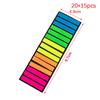 300Pcs Extremely Fine Color Stickers Transparent Fluorescent Index Tabs Flags Sticky Note Stationery Children Gifts School Office Supplies