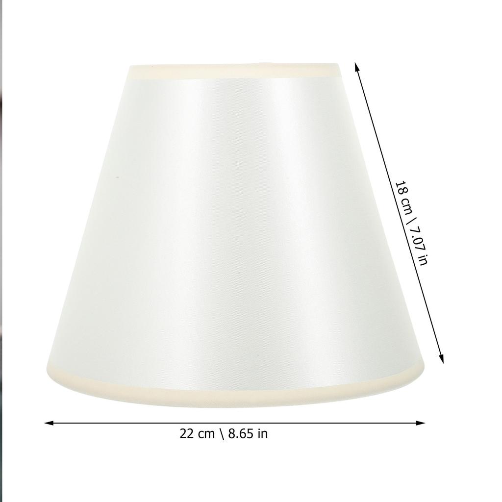 Cloth Lampshade Soft Light Transmission Decorative Indoor Light Cover For Living Room Bedroom Office Library Wall Desk