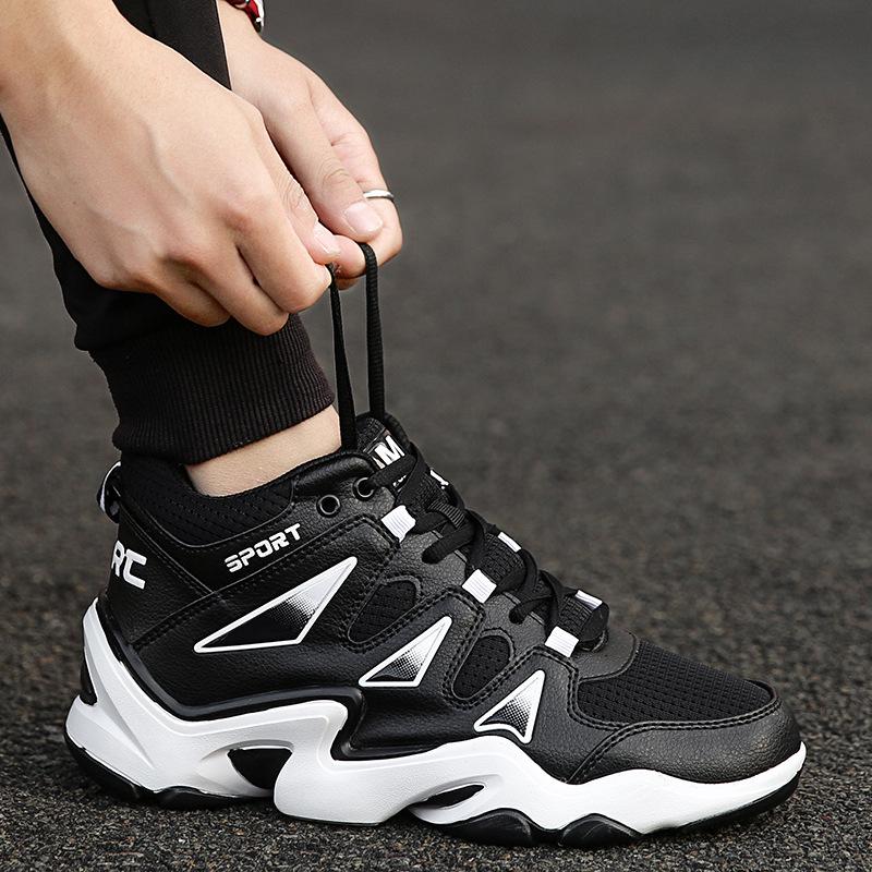Модная мужская обувь Осень и Зима Высокие кроссовки2024 Мужская повседневная спортивная — фото 5