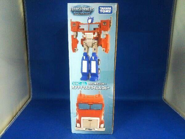 [USED] Figure / Takara Tomy / Spin Changer Optimus Prime & Robbie Transformers Earth Spark ESC-01