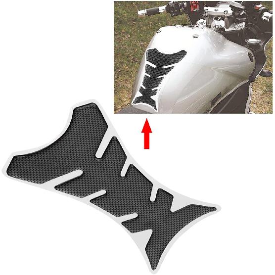Motorcycle Tank Pad Protector, Carbon Tank Protector, Universal Motorbike Gas Tank Pad 3D Sticker Decal Anti-Scratch Traction Pads