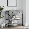 Vidaxl Console Table, Grey Sonoma Oak, 75X34.5X75 Cm