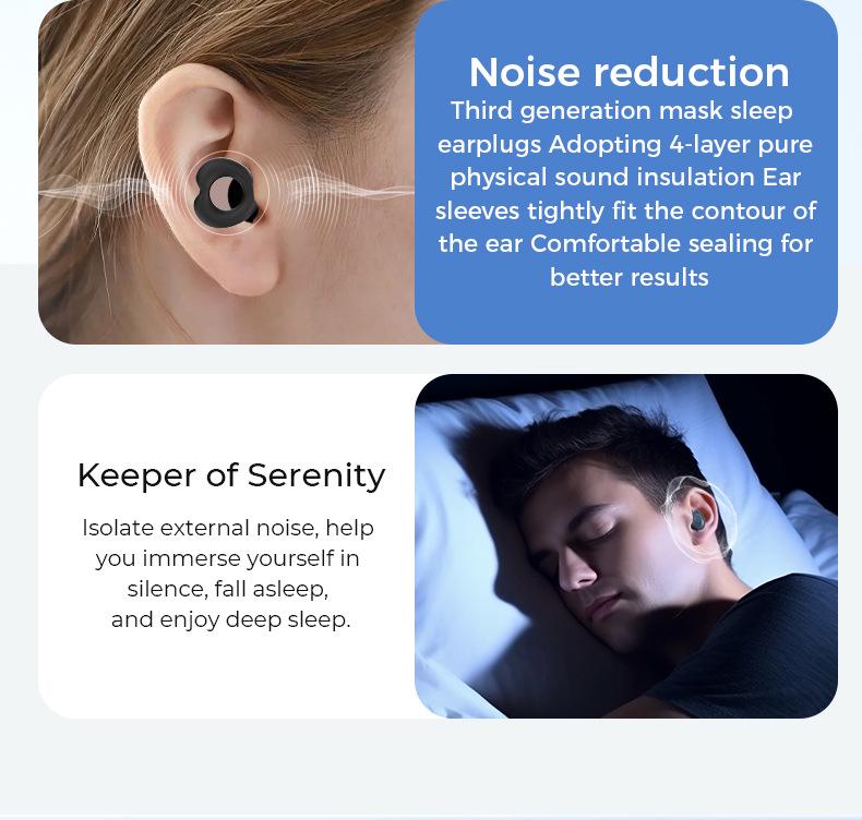 Noise-Canceling Earplugs: Sleep, Study, Swim, Soundproof, Anti-Noise