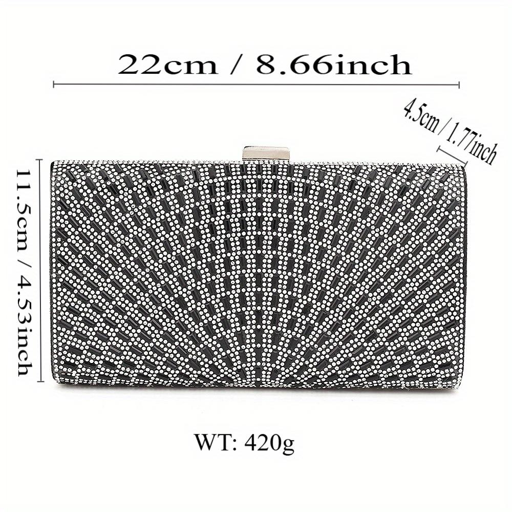 Modische Abend-Clutch-Tasche für Damen Kann in der Hand, über der Schulter oder als Crossbody getragen werden Geeignet für formelle Anlässe