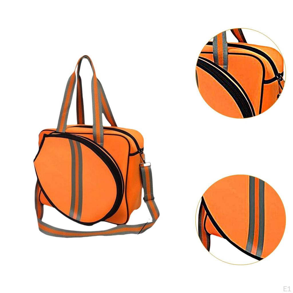 Tenisová taška na pálku s odnímatelným ramenním popruhem, kabelka na badminton pro ženy