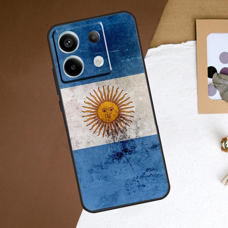Argentina Flag Case For Xiaomi Redmi Note 13 11 9 10 12 Pro Plus 9S 10S 11S 12S Redmi 13C 9C 10C 12C Cover