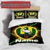 3pcs Duvet Cover Set (1*Duvet Cover + 2*Pillowcase, Without Core), Custom Name ADO Den Haag Pattern Bedding Set, Home Bedroom Decor Gift