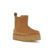 UGG  Chelsea Platform Mini Boot Chestnut Women Sneakers Brown 1158051-CHE