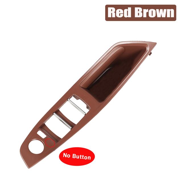 kyapx5 For BMW F10 F11 520d 520i 2011-2013 Car Inner Handle Interior Left Right Driver's Door Panel Pull Trim Cover Beige Black