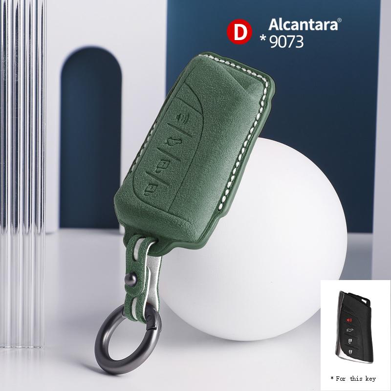 

New Suede key case car Key cover shell For For Lexus ES NX GS RX UX250 UX260 ES350 LC500 3/4 Button Remote Key Holder Keychain