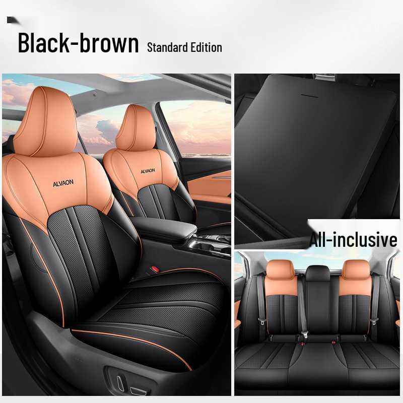 Toyota Avalon Car Seat Cushion - All-Season, Full Coverage, Breathable Leather, Hybrid Compatible