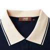 [Color Contrasting Collar Design] Spring/Summer Flip Collar Fashion Casual Commuter Versatile Short Sleeve Men's Polo Shirt