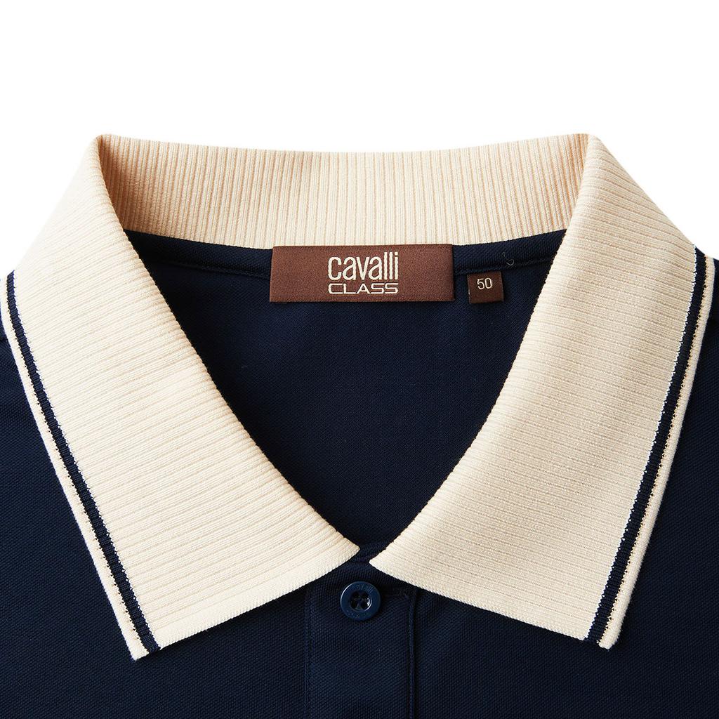 [Color Contrasting Collar Design] Spring/Summer Flip Collar Fashion Casual Commuter Versatile Short Sleeve Men's Polo Shirt