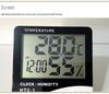 HTC-1 Wall-Mount Digital Thermometer & Alarm Clock with Large Display