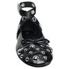 Zara Versatile Vintage Bow Detail Studded Flat Casual Shoes Women Flats Black 13578410-38