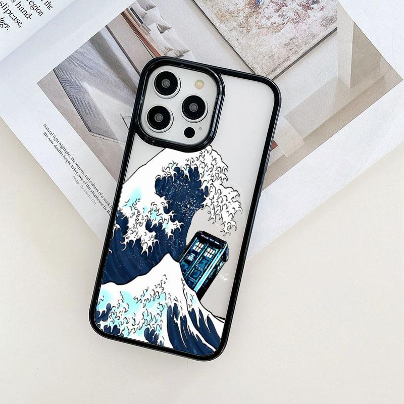Japan Style The Great Wave Of Kanagawa Phone Case For iPhone 13 12 Mini 11 14 Pro Max 7 8 Plus SE2020 XS X XR Cover Art Fundas