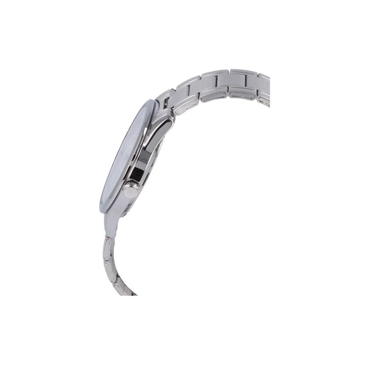 Casio Standard Series Classic Minimalist Round Watch Retro Business Fashion Quartz Movement Stainless Steel Strap Men watches Silver MTP-V005D-7B5