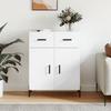 Sideboard White 69.5 x 34 x 90 cm Particleboard