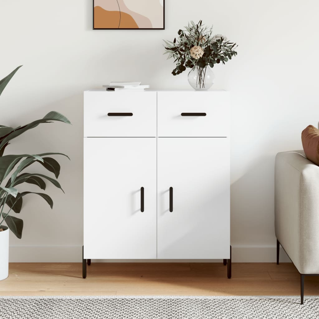 Sideboard White 69.5 x 34 x 90 cm Particleboard
