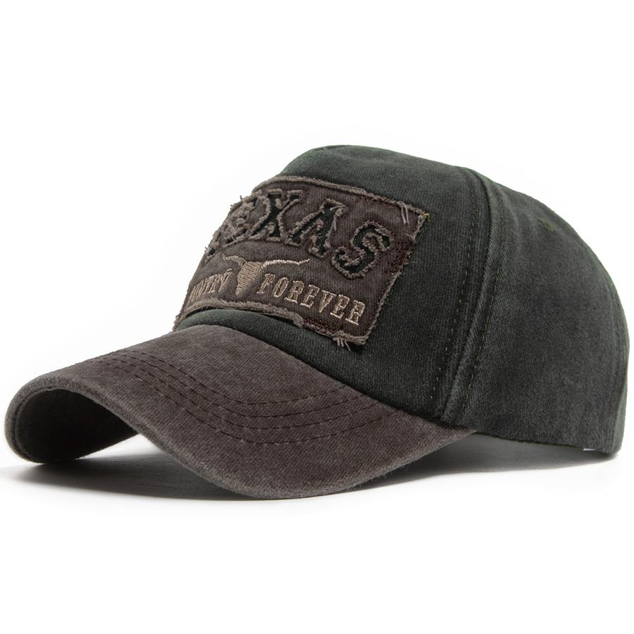 Fashion Men Baseball Cap Vintage Washed Cotton Embroidery Hip Hop Hat Summer Truck Cap Outdoor Casual Women Sun Visor Adjustable
