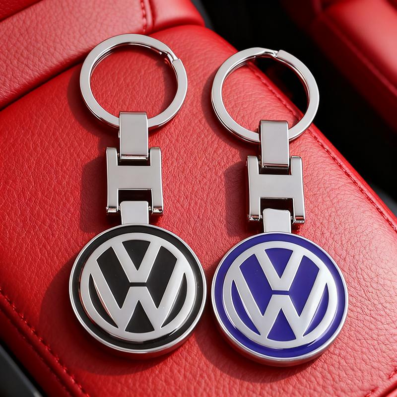 Car Keychain alloy Holder Pendant for Volkswagen Touran Passat Polo Golf Jetta Tiguan VW ID3 ID4 Beetle T-ROC MK6 7 8 Key Rings Wv5
