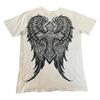 Affliction Lato Y2K vintage Koszulki z grafiką Męskie Duże Grunge Skrzydła Oversize T-shirt Harajuku Street Para krótkie rękawy