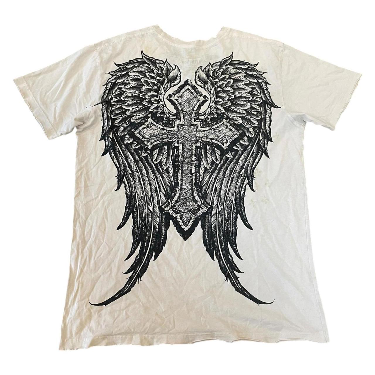 

Affliction Summer Y2K vintage Graphic T shirts Mens Large Grunge Wings Oversized T shirt Harajuku Street Couple short sleeves 5XL різнокольоровий