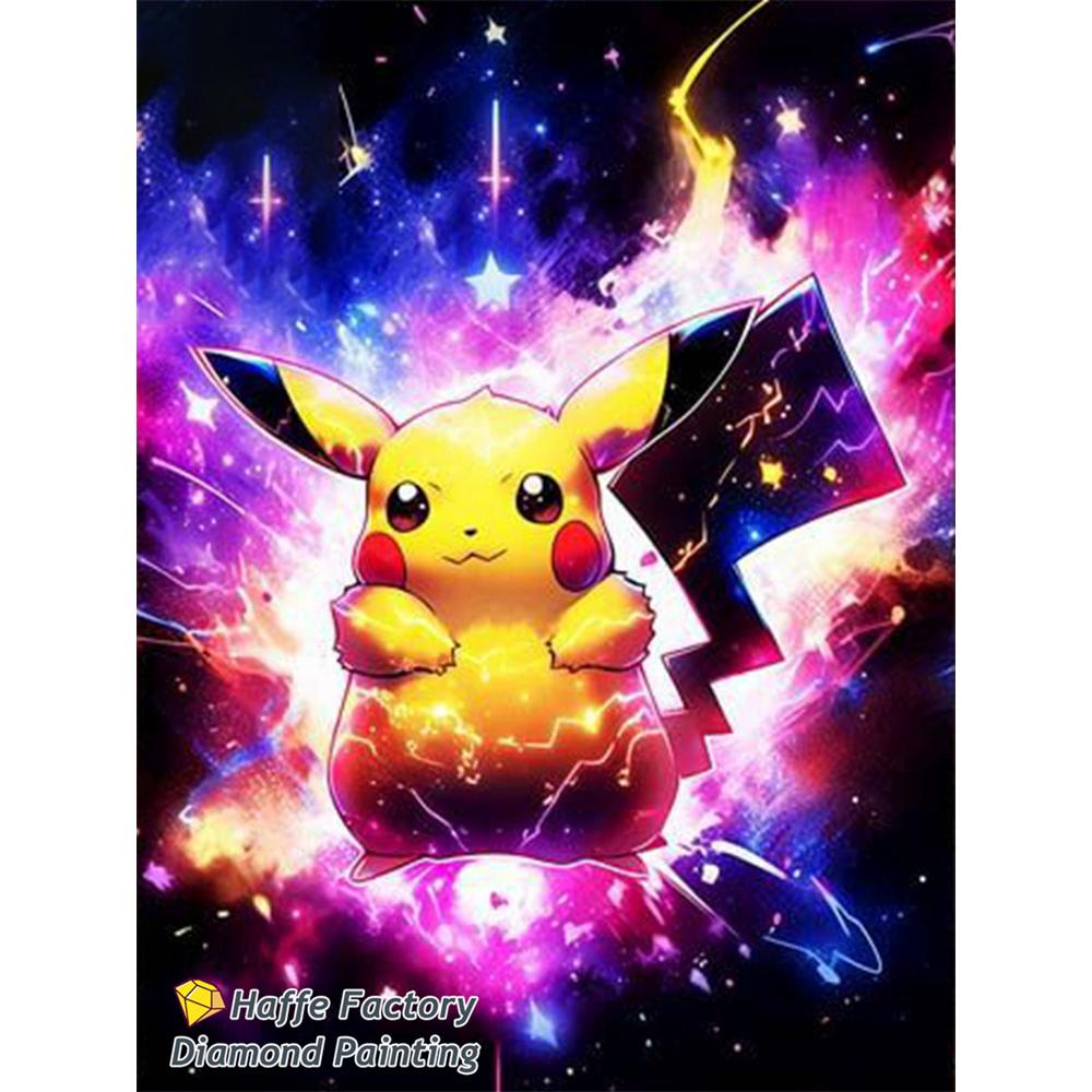 Magische Elf Snorlax Squirtle Diamond Painting Kunst Diy 5d Cartoon Eeveee Charmander Kruissteek Mozaïek Huisdecoratie Cadeau