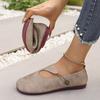 Retro literary fan round head flat bottom Japanese ballet shoes Mori women's shoes foreign trade explosion flat shoes