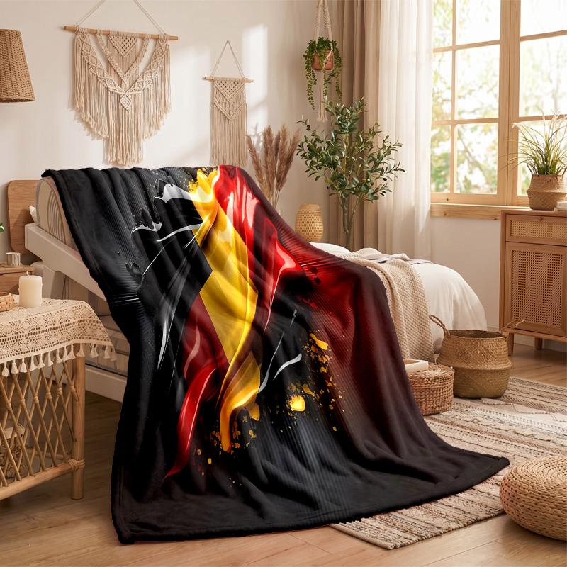 Germany national football team Print Flannel Blanket Soft Warm Sofa Bed Throw Blanket For Home Office Bedroom
