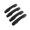 Car Decoration Door Handle Cover For Ford Ranger T9  2024 Carbon Fiber Black Cars Accessories Exterior Styling