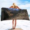Elk Pattern Printing Series Seaside Vacation Beach Towel Swimming Bath Towel Sports Towel