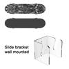 Suporte de Skateboard de Parede Exibindo Placa Deslizante de Acrílico para Pendurar na Parede Suporte de Exibição para Longboard