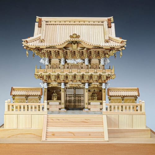 Woody Joe 1/50 Nikko Toshogu Shrine Yomeimon Gate Wooden Model Assembly Kit