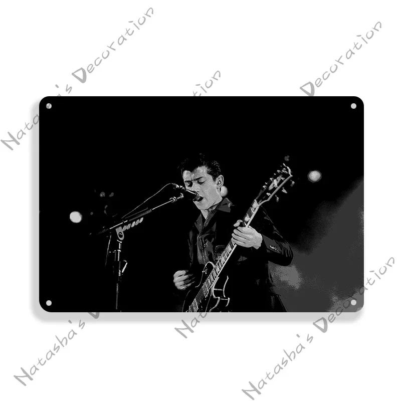 Indie Rock Sign Rock Band Wall Sign Arctic Monkeys Metal Signs Music Metal Sign Rusty Vintage Poster Home Club Pub Bar Decor