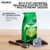 Keurig My Universal Reusable Filter with Technology Gray May K-Cup Multi-Stream - (Packaging Vary)