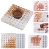 Half Bead Coaster Molds Square Silicone Coaster Mold Cup Mat Mold Square Epoxy Casting Mold for Resin Coaster Home Decor
