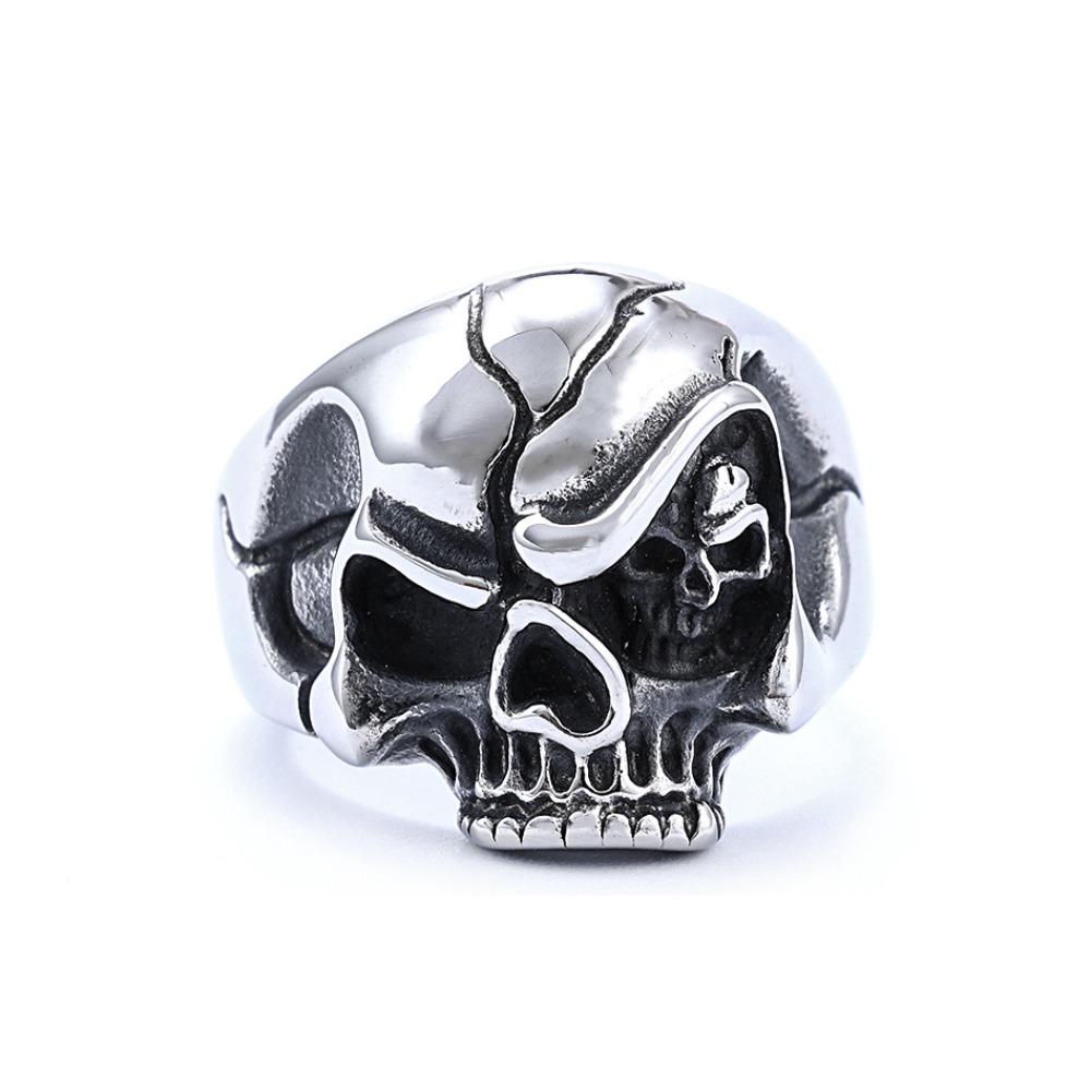 Multi-style Skull Rings, Retro Punk Men's and Women's Rings, Motorcycle Party Trendy Accessories