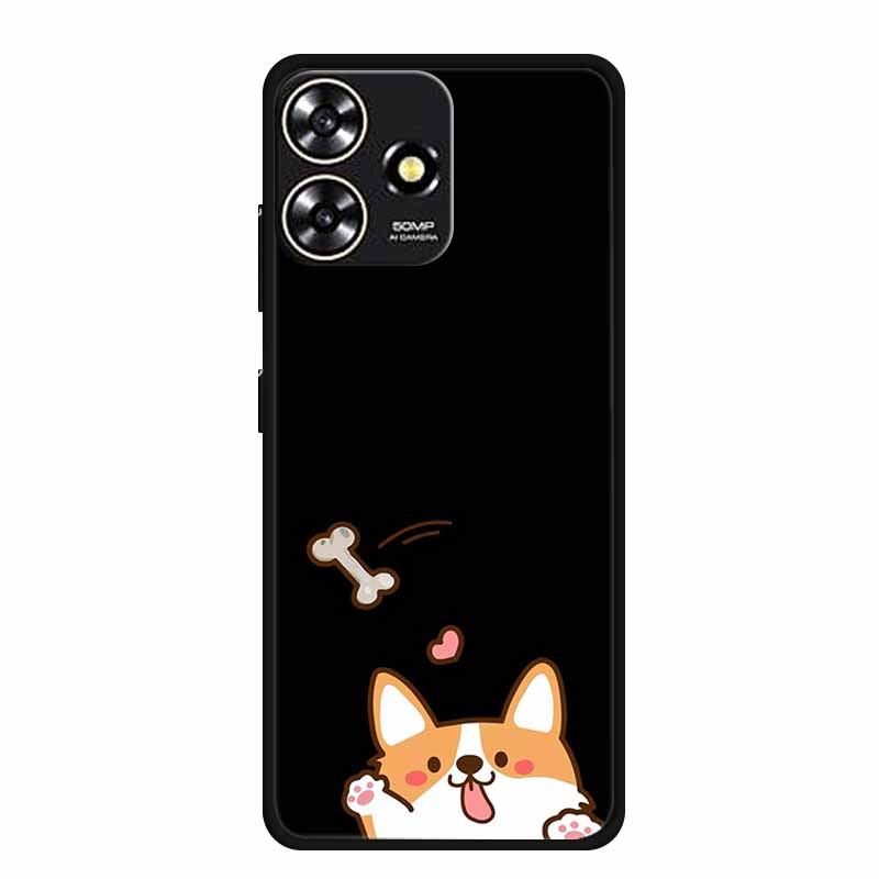 Für ZTE Blade V50 DESIGN 4G Hülle Original Weiches Silikon TPU Handyhüllen Rückseite für ZTE V50 Design 4G Mode Planet Coque