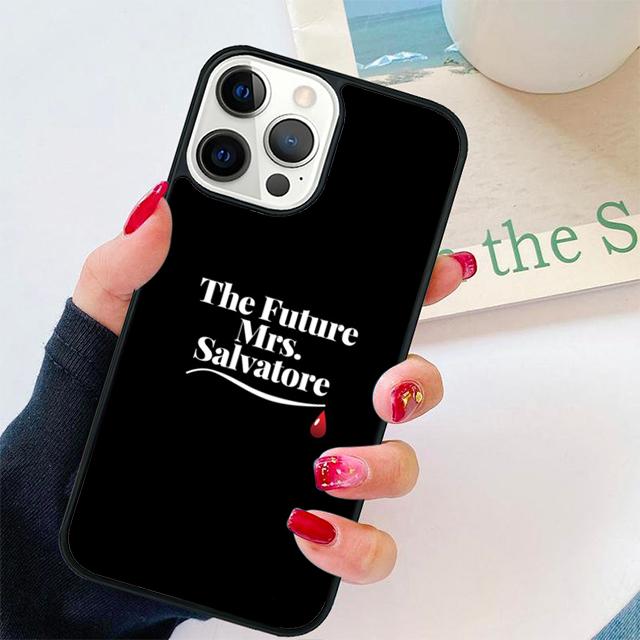 Vampire Diaries Mrs Salvatore Phone Case Cover For iPhone 17 Air 15 16 14 13 12 Pro Max 11 Pro Max Plus Coque