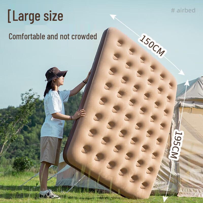 Двуспальный надувной туристический матрас Northern Wolf