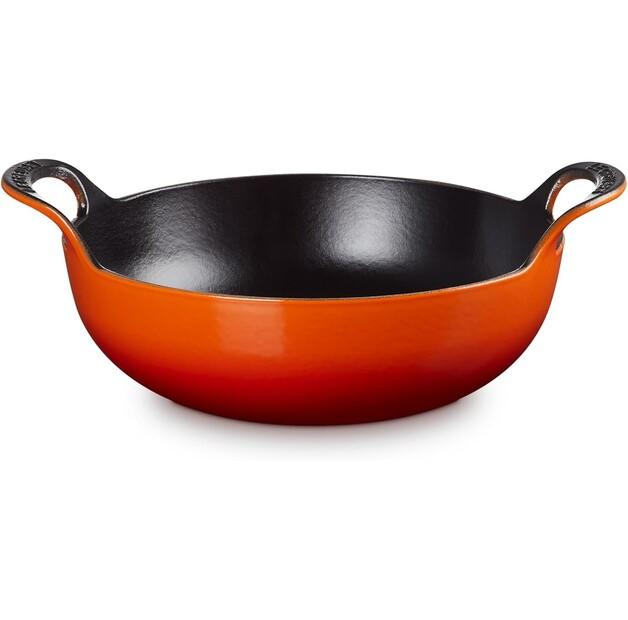 Le Creuset Classic Collection Balti Dish Cast Iron Casserole 25cm Oven Red (20142240900460)