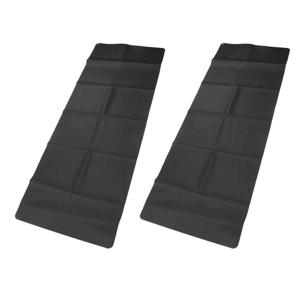 2pcs Grounding Mat Stress Relief Reduce Inflammation Soft PU Lether Bed Grounding Mat with 5m Cable 180 X 68cm