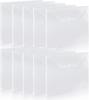 10 Pcs 11x17 Inch Document Folder Organizers with Snap Closure Clear File Oversized Envelope File Folder for Office School Home