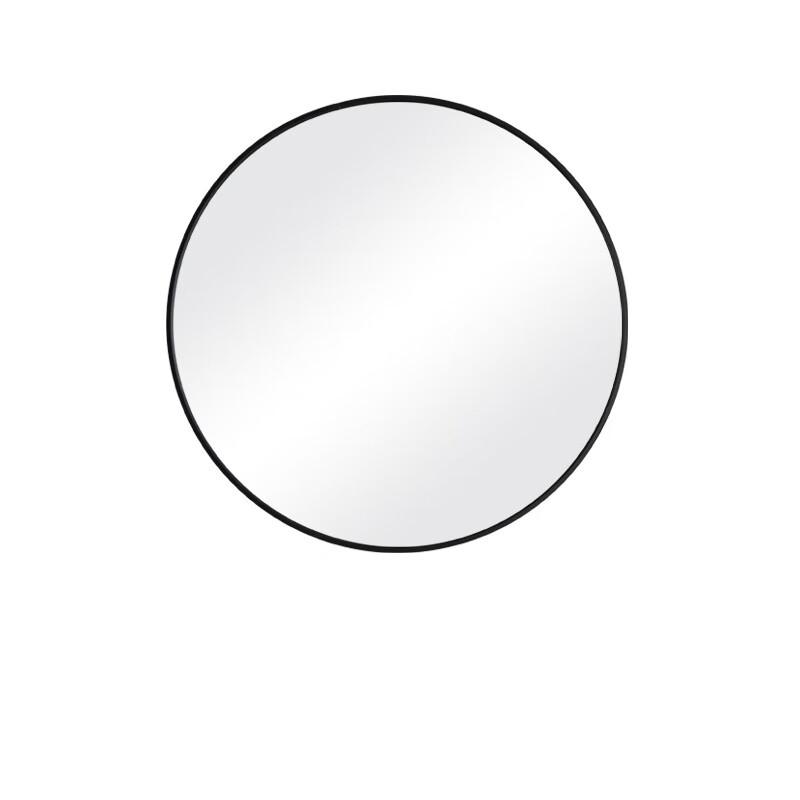 BMEIHOUS Nordic Metal Frame Round Bathroom Mirror