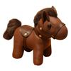 Horse Doll Pendant Faux Leather Pony Keychain Cute Animal Keyring Versatile Bag Charm for Keys And Accessories