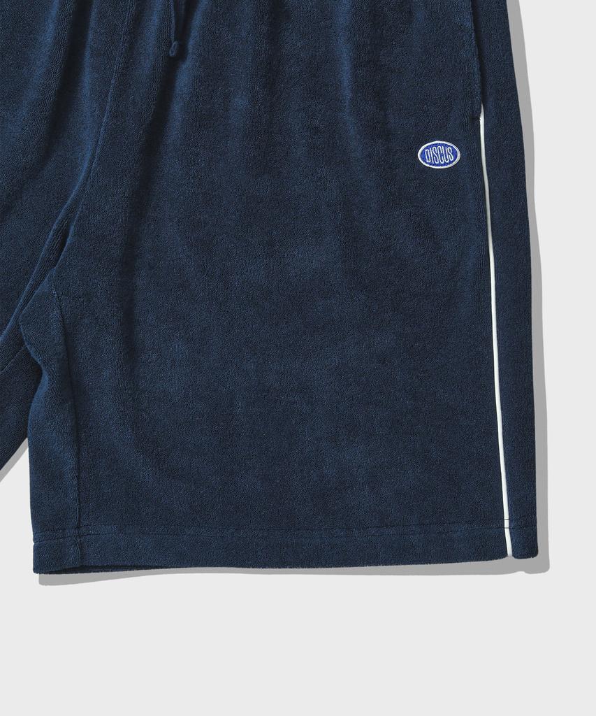 DISCUS ATHLETIC Logo Terry Shorts Navy