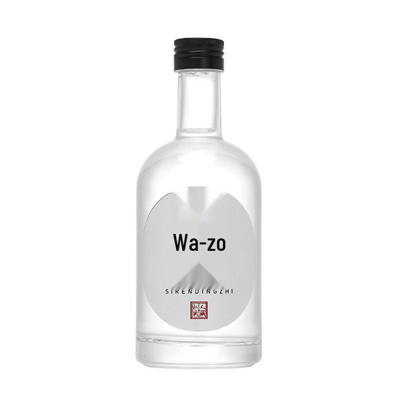 500ml Glass Bottle with Screw Cap for Vodka, Baijiu, Whiskey, or Fruit Wine