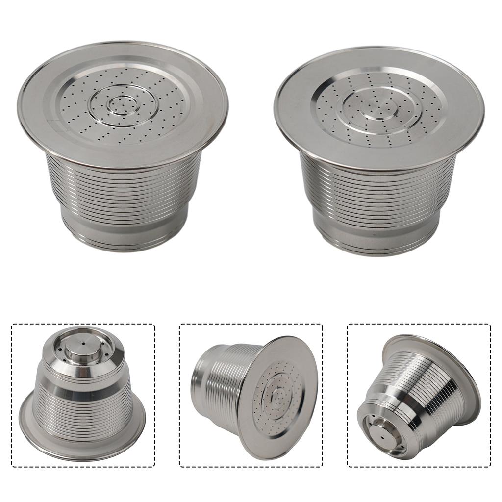 Reusable Stainless Steel Coffee Capsules Designed for Filter For Pods Made of 304 Stainless Steel Providing Long Term Use